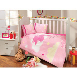 

Комплект детского постельного белья Hobby home collection поплин SLEEPER, розовый, 100% Хлопок, поплин SLEEPER, розовый, 100% Хлопок