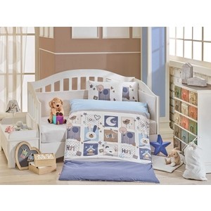 Комплект детского постельного белья Hobby home collection с одеялом поплин SWEET HOME, синий, 100% Хлопок цена Комплект детского постельного белья Hobby home collection с одеялом поплин SWEET HOME, синий, 100% Хлопок цены онлайн