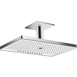 Верхний душ с кронштейном Hansgrohe Rainmaker Select 460 3 режима белый/хром (24006400) верхний душ hansgrohe rainmaker select 460 1jet 24003600