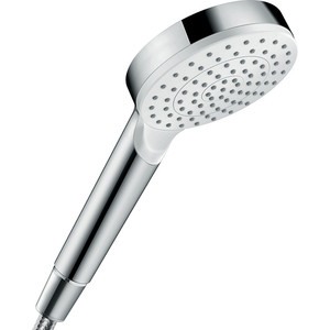 фото Ручной душ hansgrohe crometta ecosmart 1jet, белый/хром (26333400)