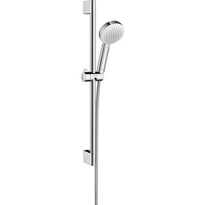 фото Душевой гарнитур hansgrohe crometta 100 1jet 65 см, белый/хром (26652400)