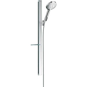 фото Душевой гарнитур hansgrohe raindance select s 3 режима 90 см с мыльницей ecosmart (27649000)