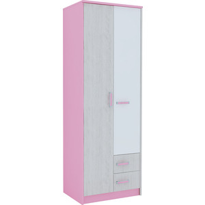 Шкаф гардеробный Комфорт - S Агнешка М1 пикар/розовый