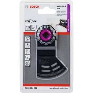 Полотно пильное Bosch Starlock BIM Dual-Tec 53x40 мм AYZ 53 BPB (2.608.664.202)