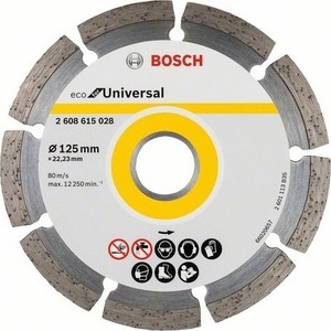 фото Диск алмазный bosch 10шт universal 125-22,23 eco (2.608.615.041)