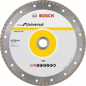 фото Диск алмазный bosch 10шт universal turbo 230-22,23 eco (2.608.615.048)