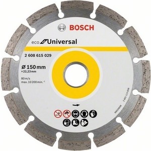 фото Диск алмазный bosch 10шт universal 150-22,23 eco (2.608.615.042)