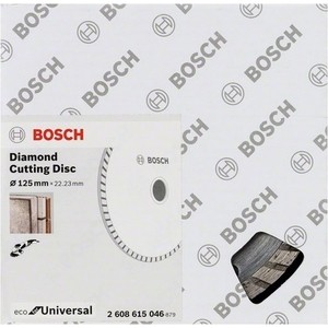 фото Диск алмазный bosch 10шт universal turbo 125-22,23 eco (2.608.615.046)