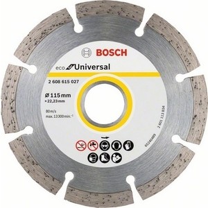 фото Диск алмазный bosch 10шт universal 115-22,23 eco (2.608.615.040)