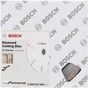 фото Диск алмазный bosch 10шт universal 115-22,23 eco (2.608.615.040)