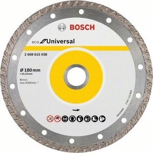 фото Диск алмазный bosch 10шт universal turbo 180-22,23 eco (2.608.615.047)