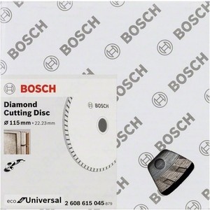 фото Диск алмазный bosch 10шт universal turbo 115-22,23 eco (2.608.615.045)