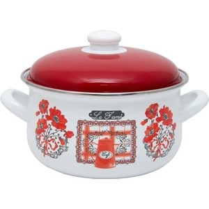 

Кастрюля эмалированная 2.5 л Savasan Этюд 2.5л 8252, Этюд 2.5л 8252