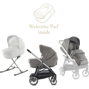 Коляска 2 в 1 Inglesina Aptica System Duo на шасси Aptica Graphite Coffee AA72K6MNG + AE70K6201