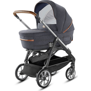 Коляска 2 в 1 Inglesina Aptica System Duo на шасси Aptica Graphite Cuoio AA72K6IND + AE70K6203