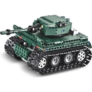 фото Конструктор double e cada technics танк tiger 1, 313 деталей, пульт управления - c51018w