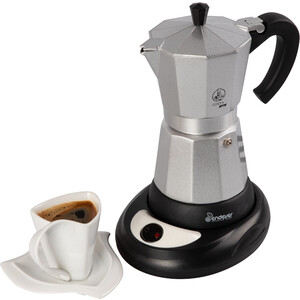 Гейзерная кофеварка Endever Costa-1010 серебристый кофемолка endever costa 1059 белый