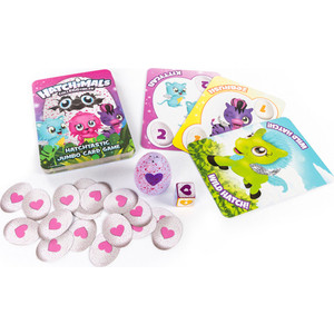 Настольная игра Hatchimals игровые карты + коллекционная фигурка (98418)