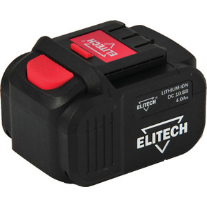 

Аккумулятор Elitech 10,8В, 4,0Ач Li-ion, для ДА 10.8СЛК (1820.042500), 10,8В, 4,0Ач Li-ion, для ДА 10.8СЛК (1820.042500)