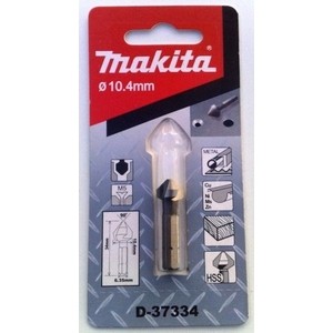 фото Сверло с зенкером makita 1/4''10,4х34 мм м5 (d-37334)