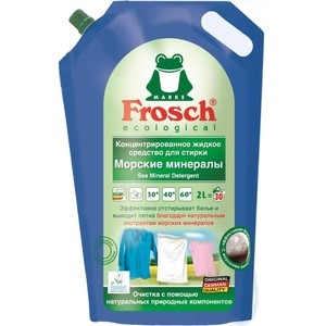 

Концентрированное жидкое средство Frosch для стирки Морские минералы, 2 л, для стирки Морские минералы, 2 л