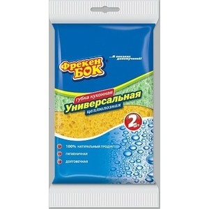 

Губка ФРЕКЕН БОК хозяйственная 2шт целлюлозная универсальная, хозяйственная 2шт целлюлозная универсальная