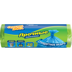 

Пакеты для мусора ФРЕКЕН БОК HD 30шт, 35л, размер 50*60, синий 8 мкм, HD 30шт, 35л, размер 50*60, синий 8 мкм