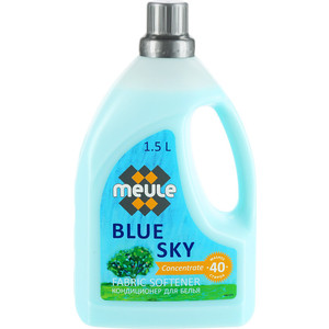 Концентрированный кондиционер Meule для белья Голубое Небо Blue Sky Softeher (40 стирок), 1.5л jeouly голубое небо 80см 100см