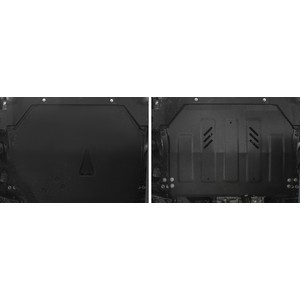 фото Защита картера и кпп автоброня для mitsubishi eclipse cross (2018-н.в.), сталь 2 мм, 111.04050.1