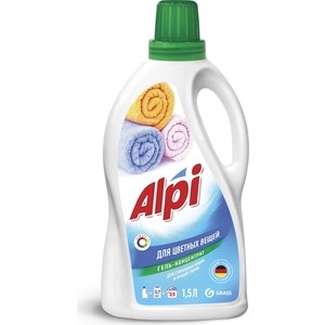

Гель-концентрат GRASS для цветных вещей ''ALPI'', 1.5л, для цветных вещей "ALPI", 1.5л