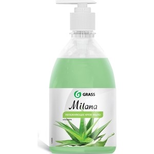 Жидкое крем-мыло GRASS ''Milana'' алоэ вера, 500мл 