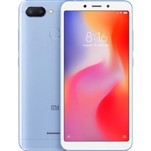 

Смартфон Xiaomi Redmi 6 3/32GB Blue, Redmi 6 3/32GB Blue