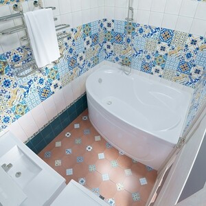 Акриловая ванна Triton Кайли L 150x100 левая, на каркасе, с фронтальной панелью (Щ0000048444, Щ0000048093)