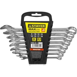 

Набор ключей комбинированных Stayer 8шт 8-19 мм (27085-H8), 8шт 8-19 мм (27085-H8)