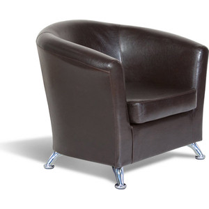 Кресло Шарм-Дизайн Евро экокожа коричневый кресло артмебель джон люкс микровельвет коричневый