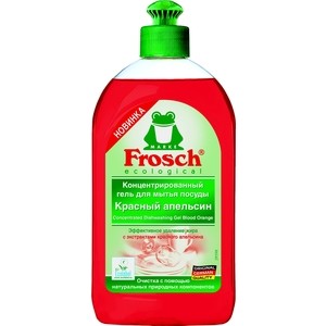 

Гель для мытья посуды Frosch Красный апельсин, концентрированный, 500 мл, Красный апельсин, концентрированный, 500 мл