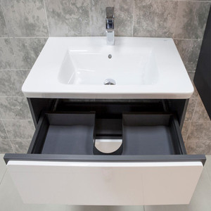 Мебель для ванной Roca Ronda 60 антрацит/белый глянец