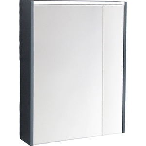 Зеркальный шкаф Roca Ronda 60 антрацит (ZRU9302968) зеркальный шкаф aquaton амели 80 см антрацит