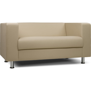 Диван офисный Шарм-Дизайн Бит экокожа бежевый диван кровать шарм дизайн мелодия 140 латте