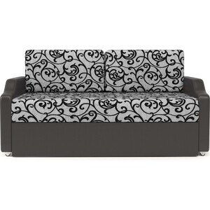 Кушетка Шарм-Дизайн Малыш шенилл узоры+экокожа коричневый кресло кровать шарм дизайн шарм экокожа беж и серый шенилл