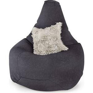 кресло шарм дизайн груша рогожка светло серый Кресло Шарм-Дизайн Груша рогожка серый