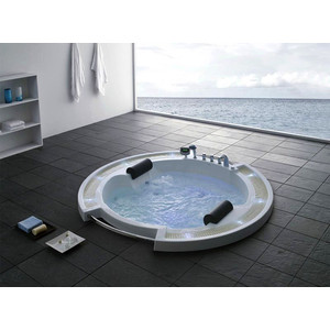 Акриловая ванна Gemy 210x210 с гидромассажем (G9060 K)