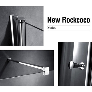 Душевой уголок Gemy New Rockcoco 80x80 прозрачный, хром (S03152C) New Rockcoco 80x80 прозрачный, хром (S03152C) - фото 3
