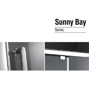 Душевой уголок Gemy Sunny Bay 60x70 прозрачный, хром (S28120-A70) Sunny Bay 60x70 прозрачный, хром (S28120-A70) - фото 4