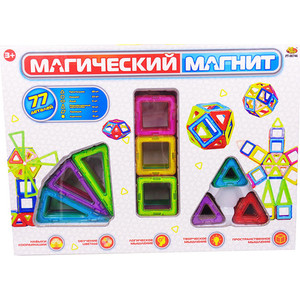 

Магнитный конструктор Abtoys Магический магнит, 77 предметов (PT-00746), Магический магнит, 77 предметов (PT-00746)
