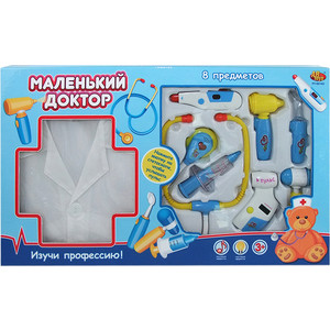 

Игровой набор Abtoys Маленький доктор с халатом, 8 предметов (PT-00165(9911B)), Маленький доктор с халатом, 8 предметов (PT-00165(9911B))