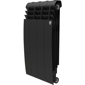 Радиатор отопления ROYAL Thermo биметаллический BiLiner 500 new Noir Sable 4 секции