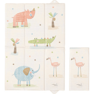 

Матрац пеленальный Ceba Baby 40*60 см для путешествий Elephant Gang ecru W-305-088-170, 40*60 см для путешествий Elephant Gang ecru W-305-088-170