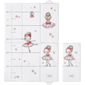 

Матрац пеленальный Ceba Baby 40*60 см для путешествий Prima Ballerina white W-305-090-101, 40*60 см для путешествий Prima Ballerina white W-305-090-101