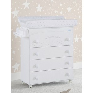 Комод пеленальный Micuna Bonne Nuit B-970 white матрасик stars grey комод пеленальный micuna b 947 chocolate матрасик beige bears